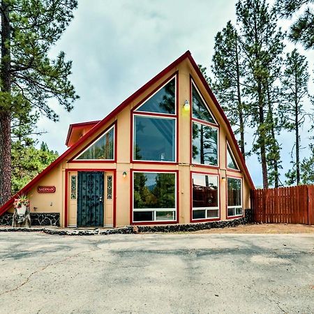 A-Frame Ruidoso Retreat With Deck, Grill And Views! Villa Buitenkant foto